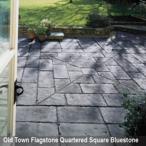 Old Town Flagstone Quartered Square Patio Pack State Material Mason