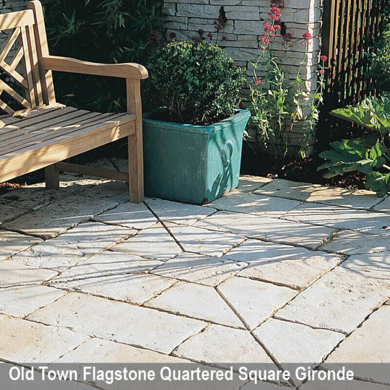 Packing Flagstone Old Town Flagstone Patio Pack Mocha - State Material Mason Supply
