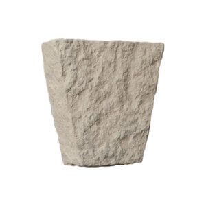 Small Keystone Chisel Face Antique Tan