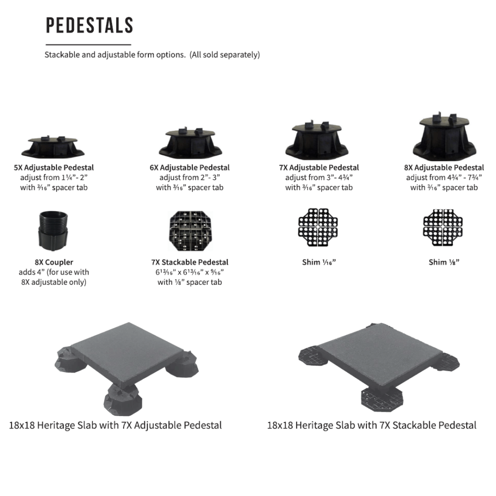 Rooftop Pedestals State Material Mason Supply