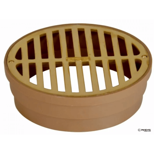 NDS Round Brass Grate State Material Mason Supply