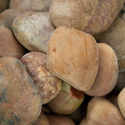 Msi Red Polished Beach Pebbles