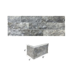 Silver Travertine Splitface