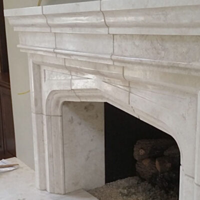 limestone-fireplace